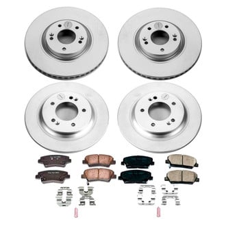 PowerStop® - Z17 Evolution Geomet® Plain Front and Rear Brake Kit