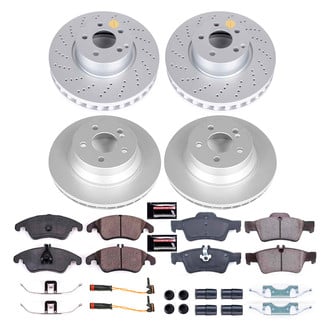 PowerStop® - Z17 Evolution Geomet® Plain Front and Rear Brake Kit