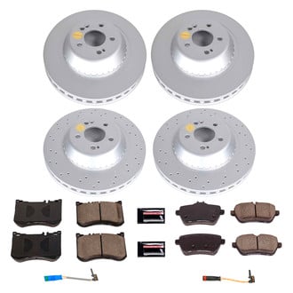 PowerStop® - Z17 Evolution Geomet® Plain Front and Rear Brake Kit