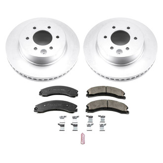 PowerStop® - Z17 Evolution Geomet® Plain Front Brake Kit