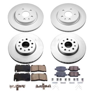 PowerStop® - Z17 Evolution Geomet® Plain Front and Rear Brake Kit