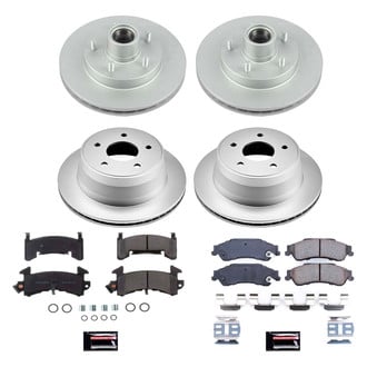 PowerStop® - Z17 Evolution Geomet® Plain Front and Rear Brake Kit