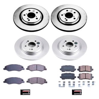 PowerStop® - Z17 Evolution Geomet® Plain Front and Rear Brake Kit