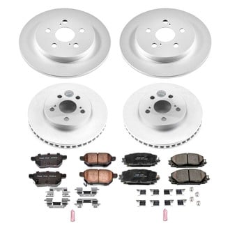 PowerStop® - Z17 Evolution Geomet® Plain Front and Rear Brake Kit