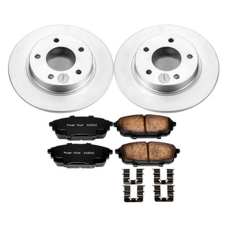 PowerStop® - Z17 Evolution Geomet® Plain Rear Brake Kit