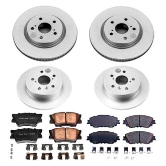 PowerStop® - Z17 Evolution Geomet® Plain Front and Rear Brake Kit