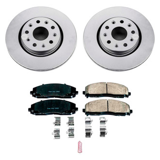 PowerStop® - Z17 Evolution Geomet® Plain Front Brake Kit