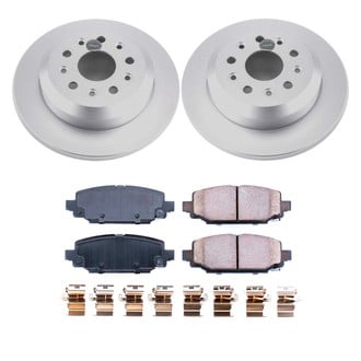 PowerStop® - Z17 Evolution Geomet® Plain Rear Brake Kit