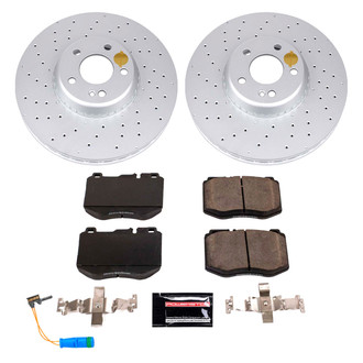 PowerStop® - Z17 Evolution Geomet® Plain Front Brake Kit