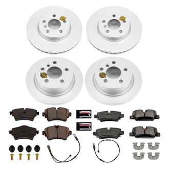 PowerStop® - Z17 Evolution Geomet® Plain Front and Rear Brake Kit