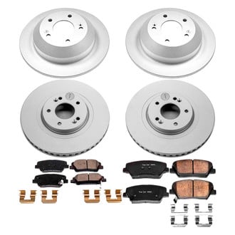 PowerStop® - Z17 Evolution Geomet® Plain Front and Rear Brake Kit