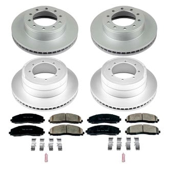 PowerStop® - Z17 Evolution Geomet® Plain Front and Rear Brake Kit