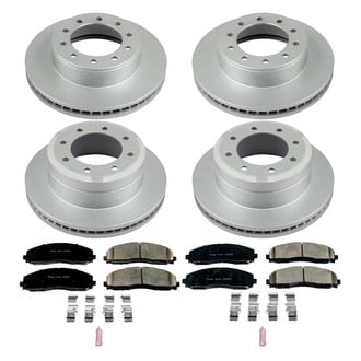 PowerStop® - Z17 Evolution Geomet® Plain Front and Rear Brake Kit