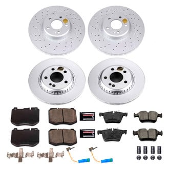 PowerStop® - Z17 Evolution Geomet® Plain Front and Rear Brake Kit