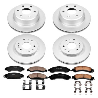 PowerStop® - Z17 Evolution Geomet® Plain Front and Rear Brake Kit
