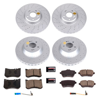 PowerStop® - Evolution Geomet® Z17 Plain Brake Kit