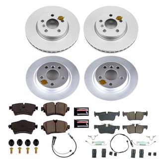 PowerStop® - Z17 Evolution Geomet® Plain Front and Rear Brake Kit