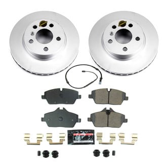 PowerStop® - Z17 Evolution Geomet® Plain Front Brake Kit