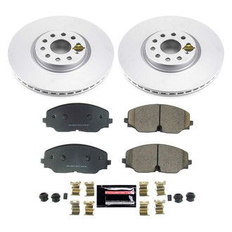 PowerStop® - Z17 Evolution Geomet® Plain Front Brake Kit