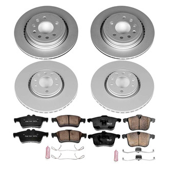 PowerStop® - Z17 Evolution Geomet® Plain Front and Rear Brake Kit