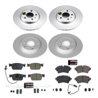 PowerStop® - Z17 Evolution Geomet® Plain Front and Rear Brake Kit
