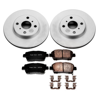 PowerStop® - Z17 Evolution Geomet® Plain Front Brake Kit