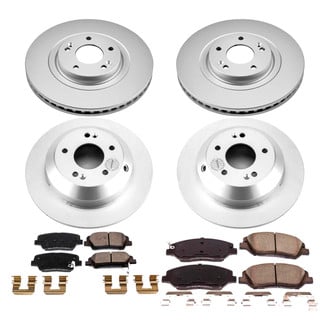 PowerStop® - Z17 Evolution Geomet® Plain Front and Rear Brake Kit