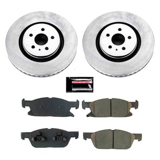 PowerStop® - Z17 Evolution Geomet® Plain Front Brake Kit