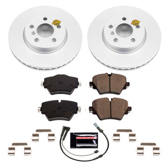 PowerStop® - Z17 Evolution Geomet® Plain Front Brake Kit