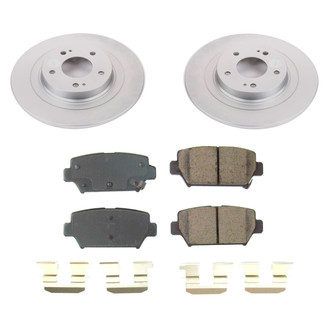 PowerStop® - Z17 Evolution Geomet® Plain Rear Brake Kit