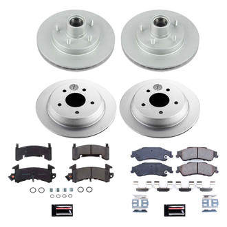 PowerStop® - Z17 Evolution Geomet® Plain Front and Rear Brake Kit