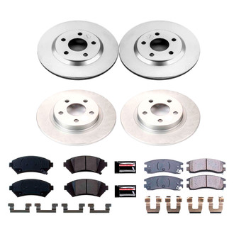 PowerStop® - Z17 Evolution Geomet® Plain Front and Rear Brake Kit