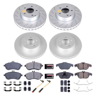 PowerStop® - Z17 Evolution Geomet® Plain Front and Rear Brake Kit