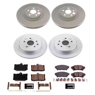 PowerStop® - Z17 Evolution Geomet® Plain Front and Rear Brake Kit