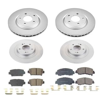 PowerStop® - Z17 Evolution Geomet® Plain Front and Rear Brake Kit