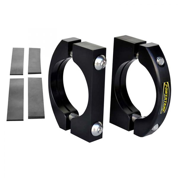 Power Tank® - 2 Pieces 2.25" to 2.5" Black Billet Aluminum Large Roll Bar Clamps