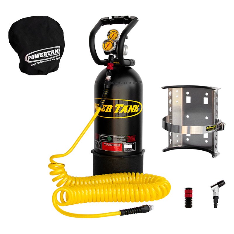 Power Tank® PT105240YLP 10 lb Team Yellow CO2 Tank Package A