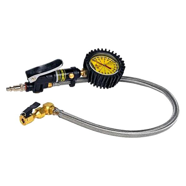 Power Tank® - 0 to 160 psi Customizable Dial Tire Inflator with Gauge and Braided Hose Power Tank