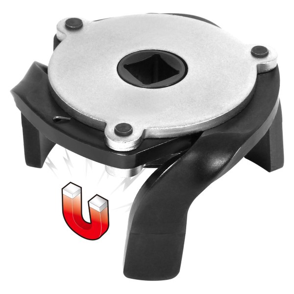 Powerbuilt® - 3 Jaw Magnetic Auto-Adjusting Oil Filter Wrench