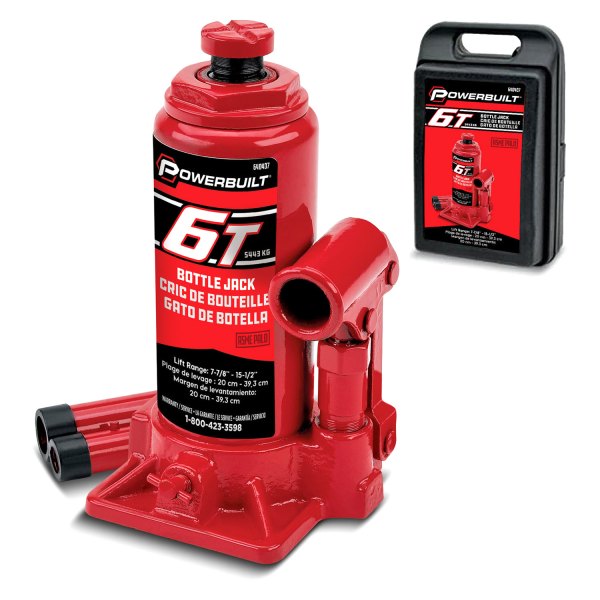 Powerbuilt® - 6 t Bottle Jack with Storage Case