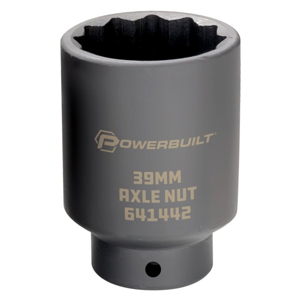 Powerbuilt® - 1/2" Drive 39 mm 6-Point Axle Nut Socket