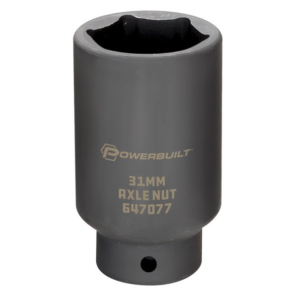 Powerbuilt® - 1/2" Drive 31 mm 6-Point Axle Nut Socket