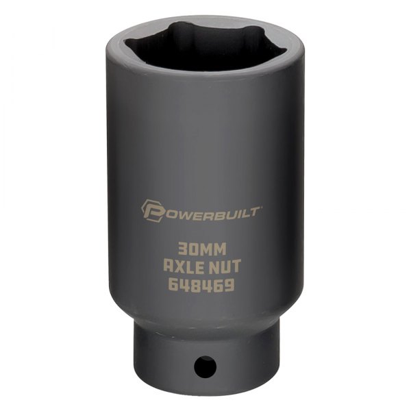 Powerbuilt® - 1/2" Drive 30 mm 6-Point Axle Nut Socket