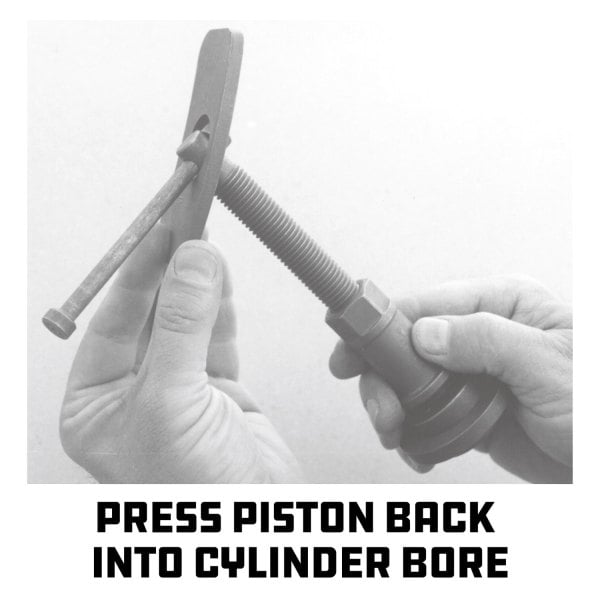 Powerbuilt Universal 2 Pin Adjustable Disc Brake Pad Caliper Piston Tool