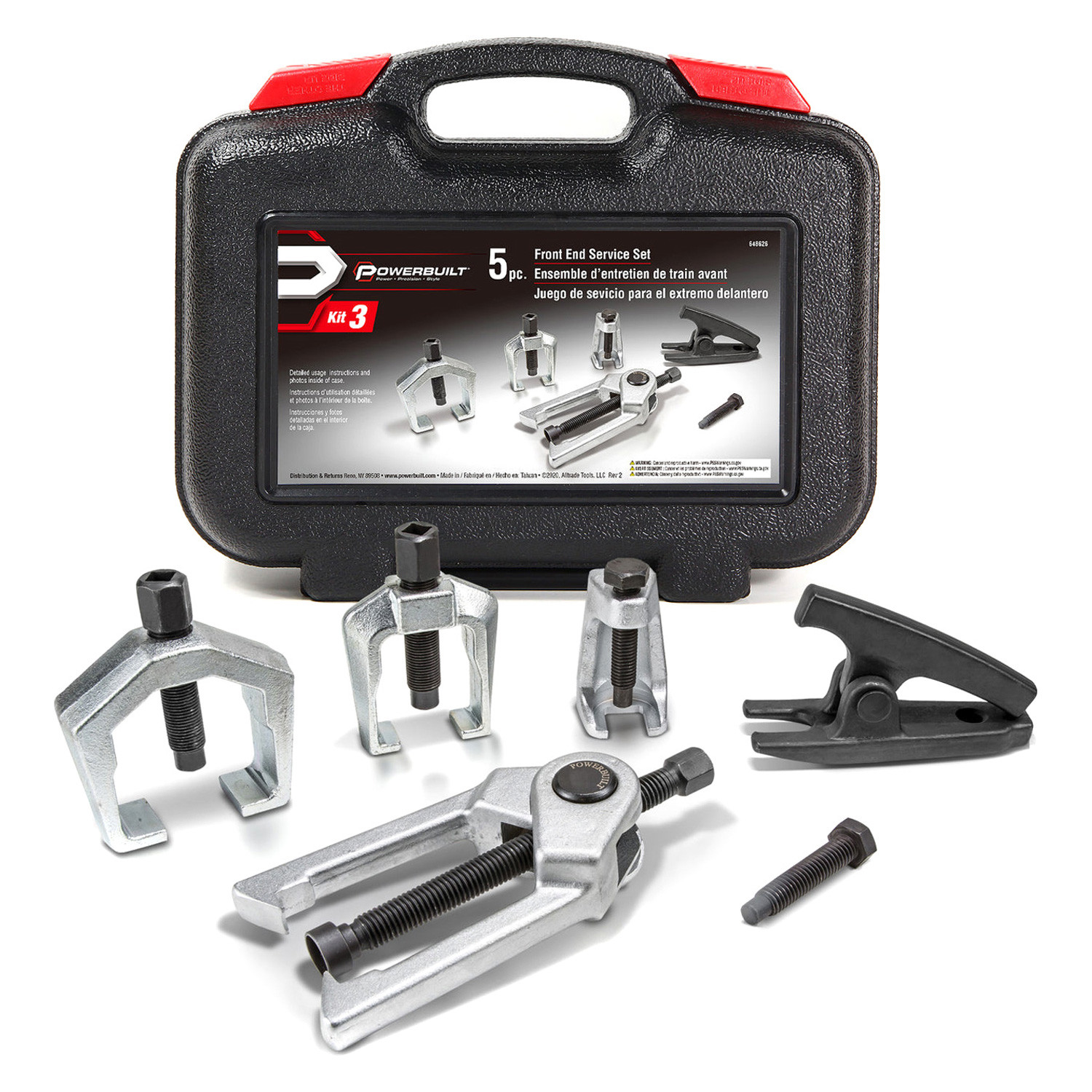 Powerbuilt® 648626 - 5-Pc Front End Service Kit