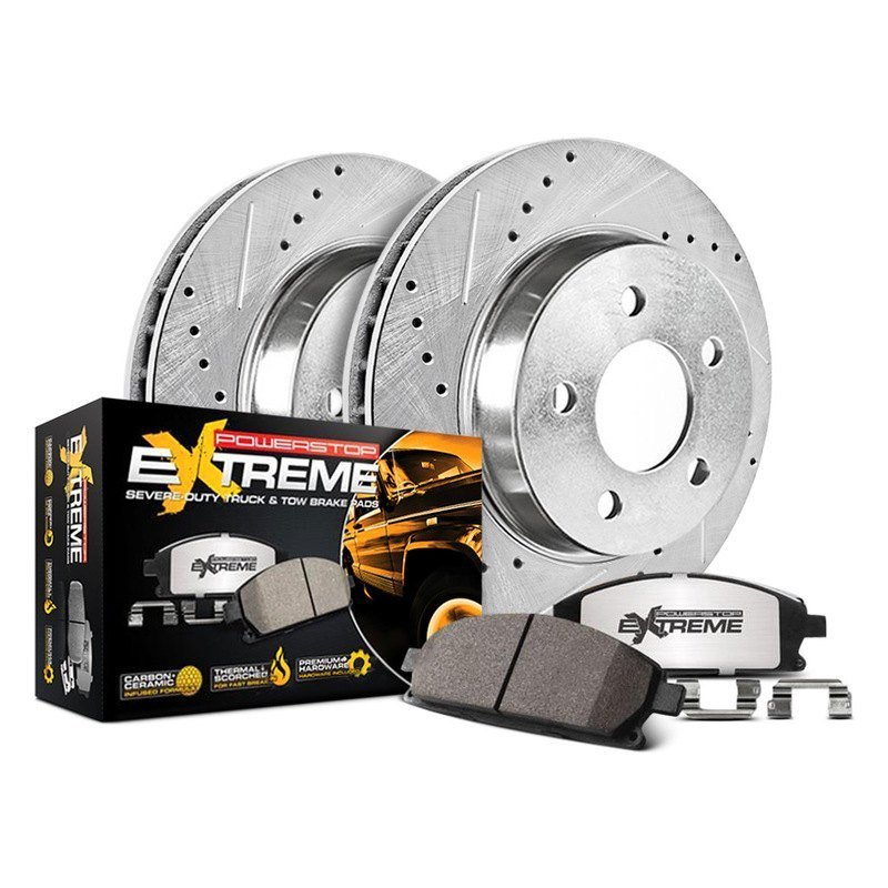 Power Stop K5225-36 Rear Z36 Truck and Tow Brake Kit Power Stop K5225-36 Rear Z36 Truck and Tow Brake Kit