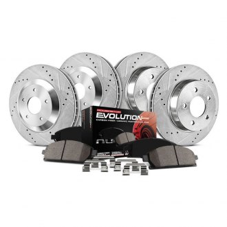 PowerStop® - 1-Click Z23 Evolution Sport Drilled and Slotted Brake Kit