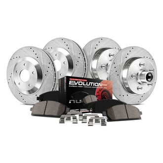 PowerStop® - 1-Click Z23 Evolution Sport Drilled and Slotted Front and Rear Brake Kit
