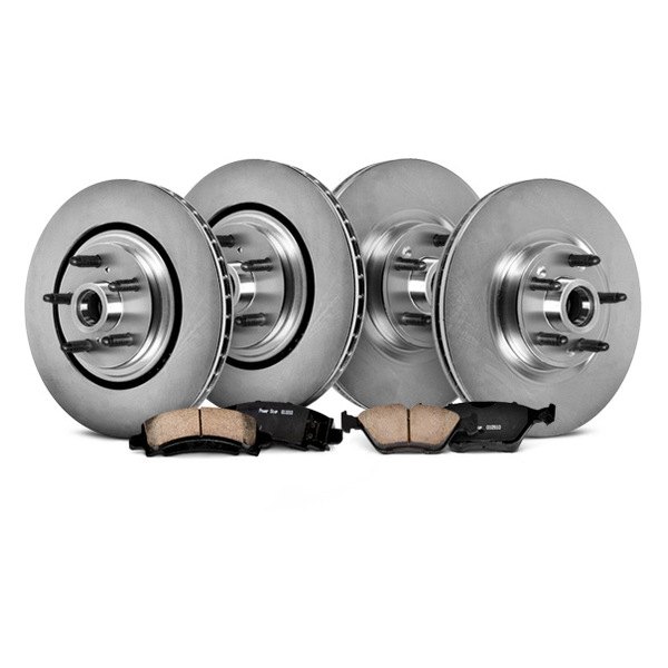  PowerStop® - 1-Click Autospecialty Front and Rear Brake Kit without Calipers