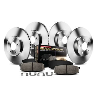 PowerStop® - 1-Click Autospecialty OE Replacement Plain Brake Kit